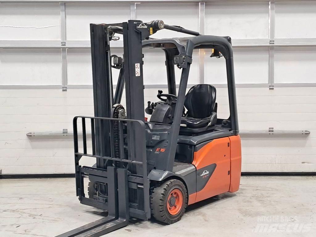 Linde E16C-02 電動堆高機