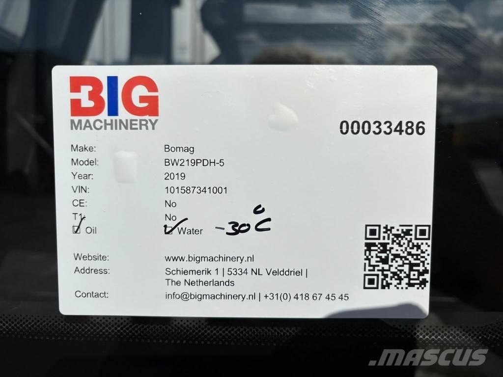Bomag BW219PDH-5 單輪滾壓機