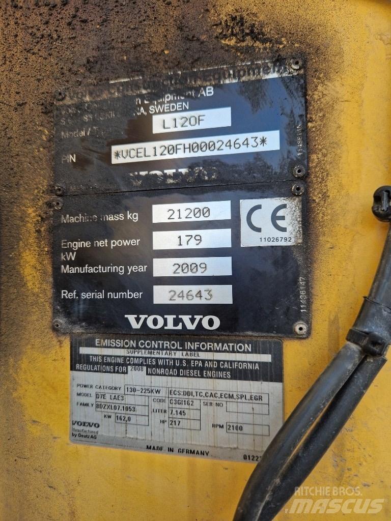 Volvo L 120 F 輪胎式裝載機