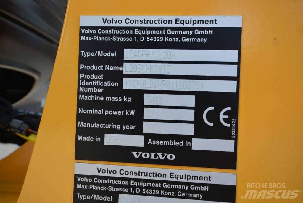 Volvo L 20 electric 輪胎式裝載機