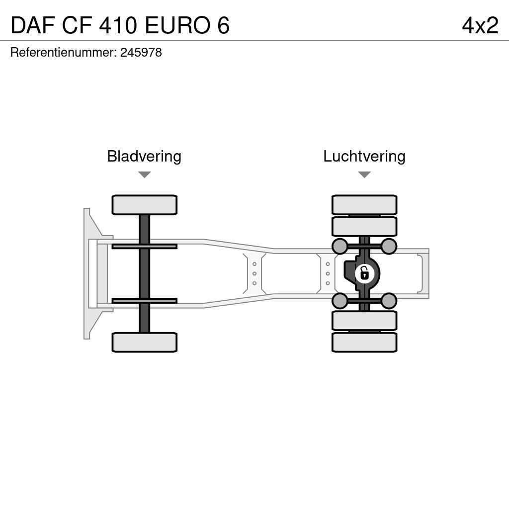 DAF CF 410 EURO 6 曳引機組件