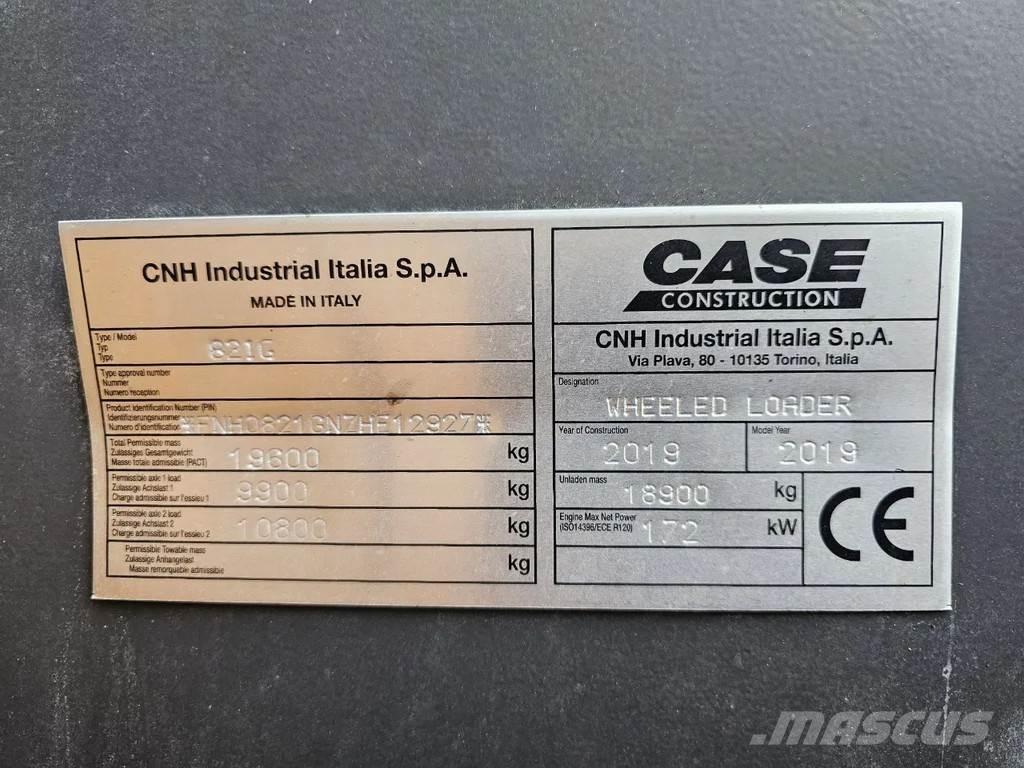 CASE 821G 輪胎式裝載機