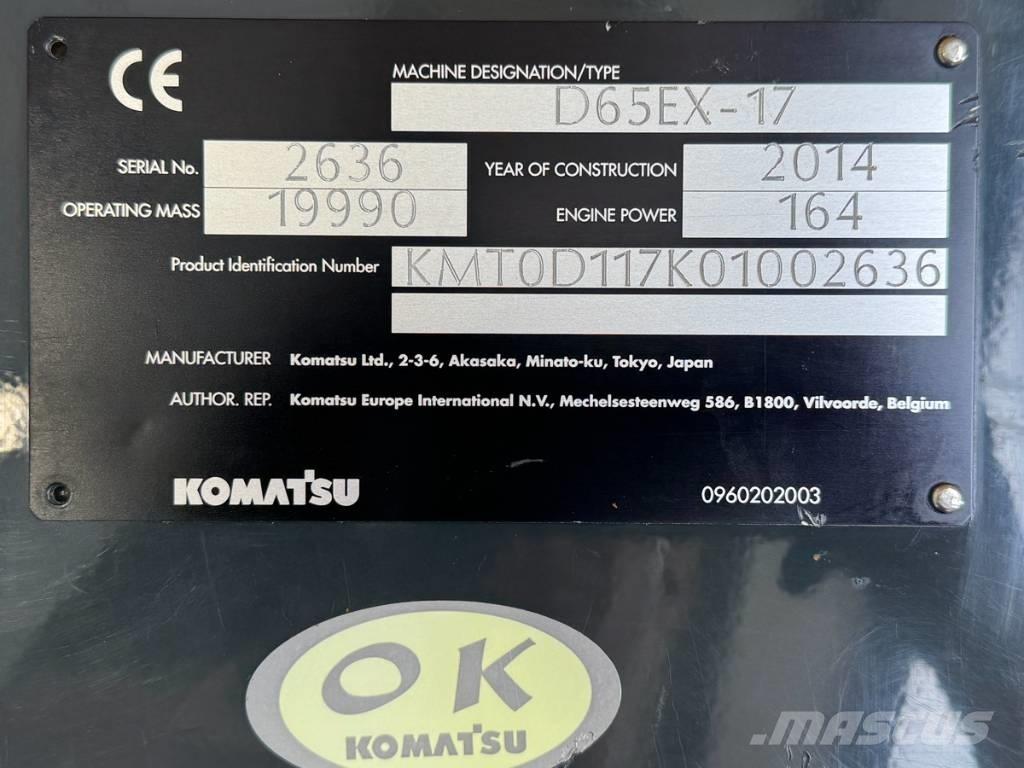 Komatsu D 65 EX-17 履帶推土機