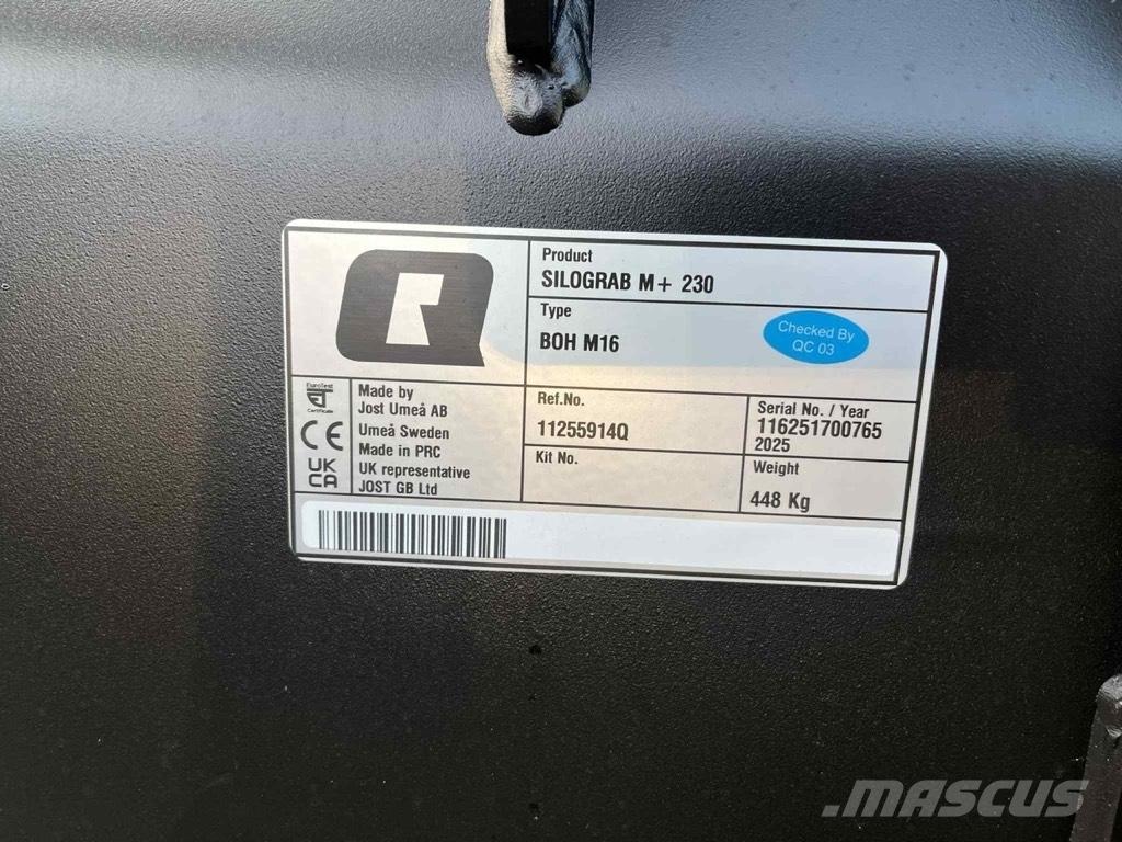 Ålö Silograb M+ 230cm 前端裝載機和挖掘機