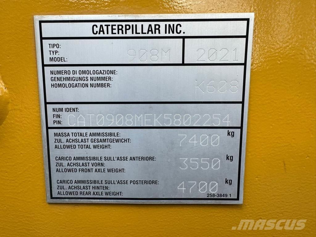CAT 908M 輪胎式裝載機