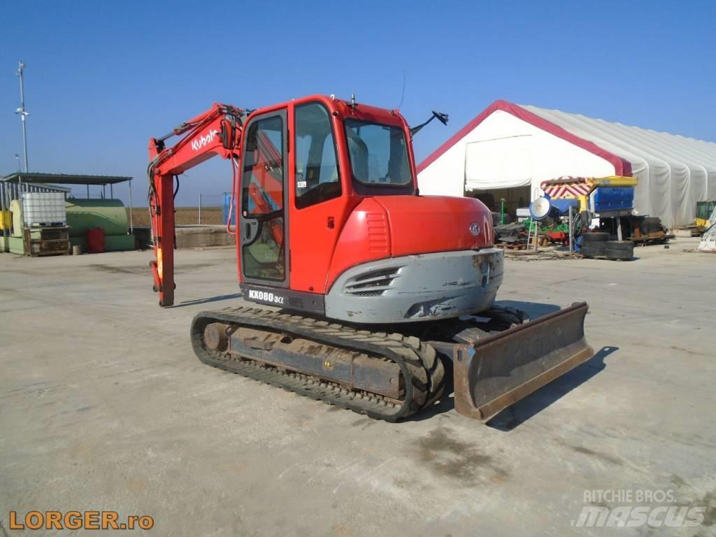 Kubota KX 080-3 履帶式 挖土機/掘鑿機/挖掘機