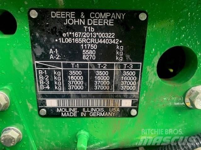 John Deere 6R165 曳引機