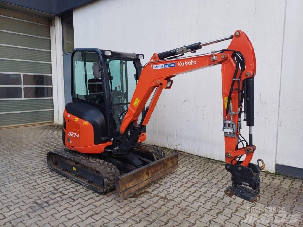 Kubota U 27-4 小型挖土機/掘鑿機<7t(小型挖掘機)