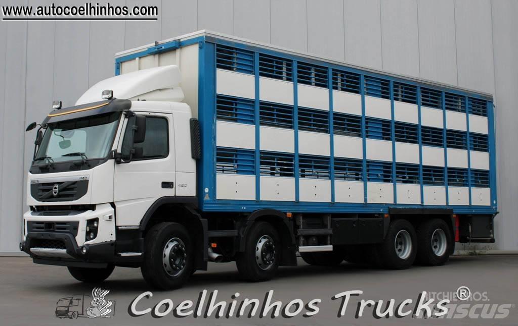 Volvo FMX 420 動物運輸貨卡車