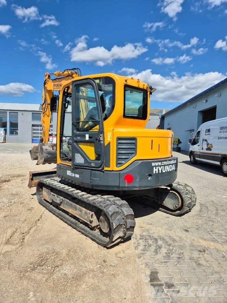 Hyundai R 80 CR-9A 中型挖土機/掘鑿機/挖掘機 7t-12t