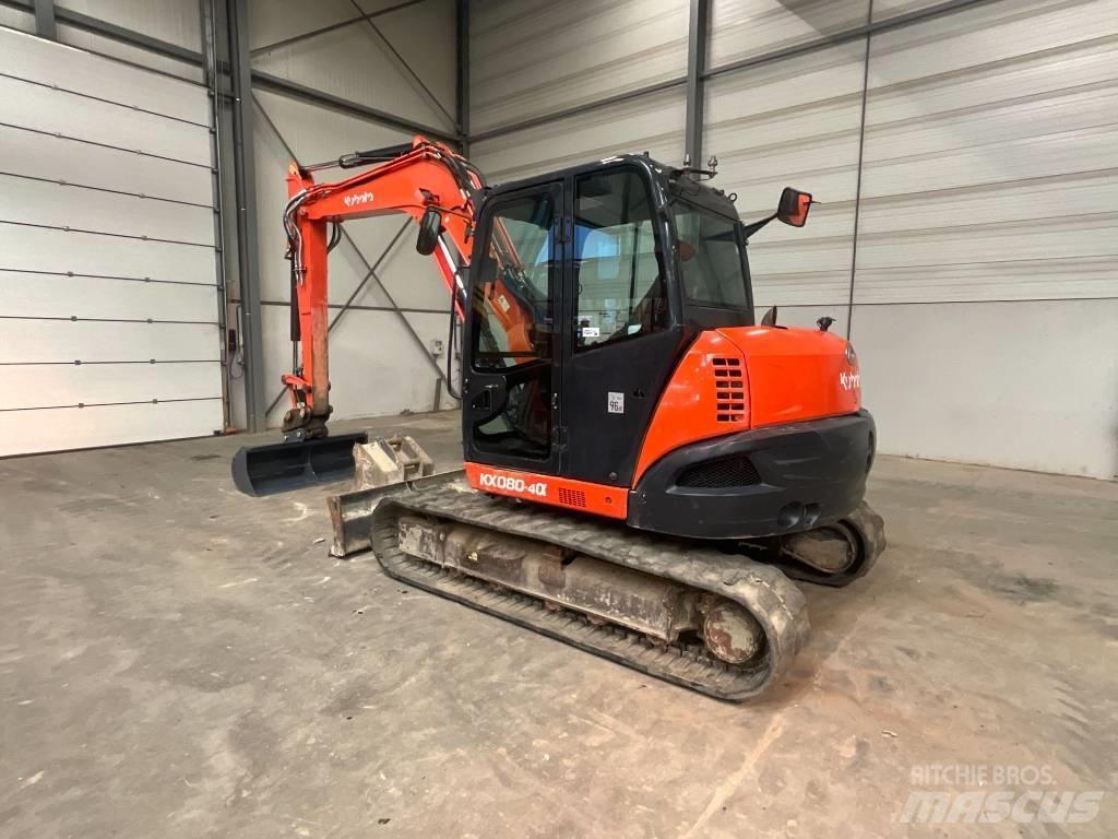Kubota KX 080-4 A 中型挖土機/掘鑿機/挖掘機 7t-12t