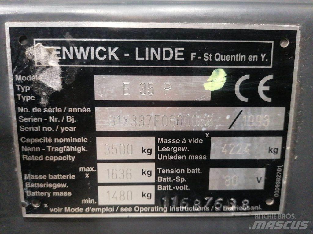 Linde E35P 電動堆高機