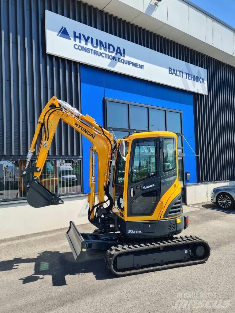 Hyundai R30Z-9AK 小型挖土機/掘鑿機<7t(小型挖掘機)