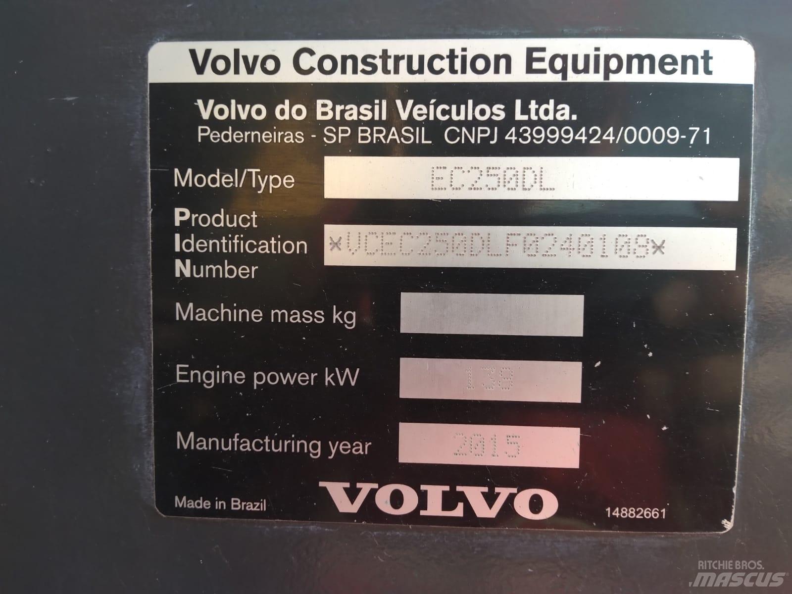 Volvo EC250DL 履帶式 挖土機/掘鑿機/挖掘機