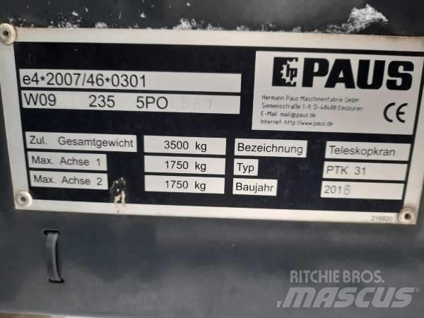 Paus PTK 31 其他升降機械