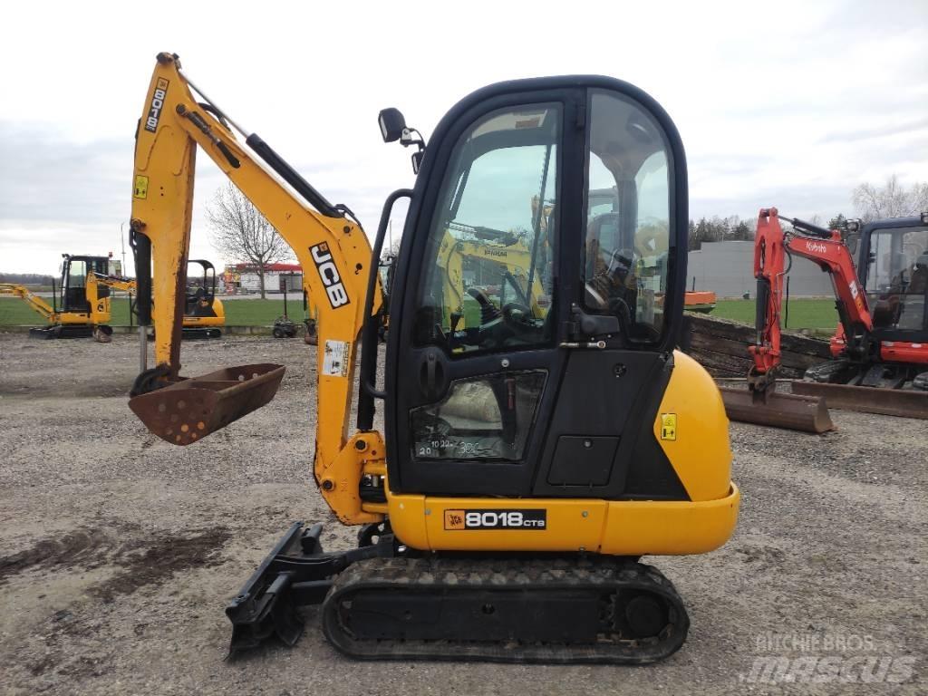 JCB 8018 CTS 小型挖土機/掘鑿機<7t(小型挖掘機)