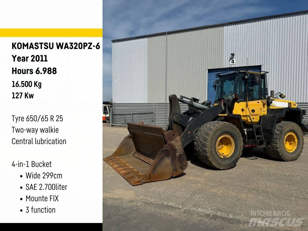 Komatsu WA320PZ-6 輪胎式裝載機