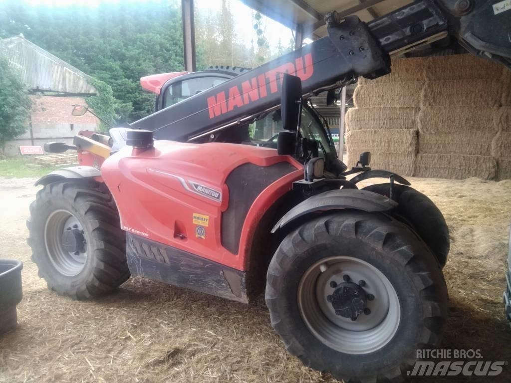 Manitou MLT 630-105 農業用伸縮臂裝載機