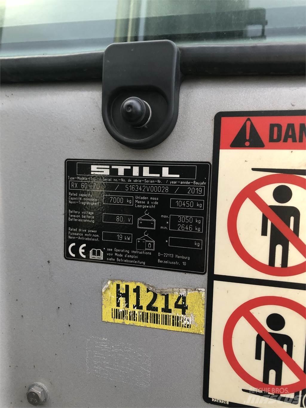 Still RX60-70 電動堆高機
