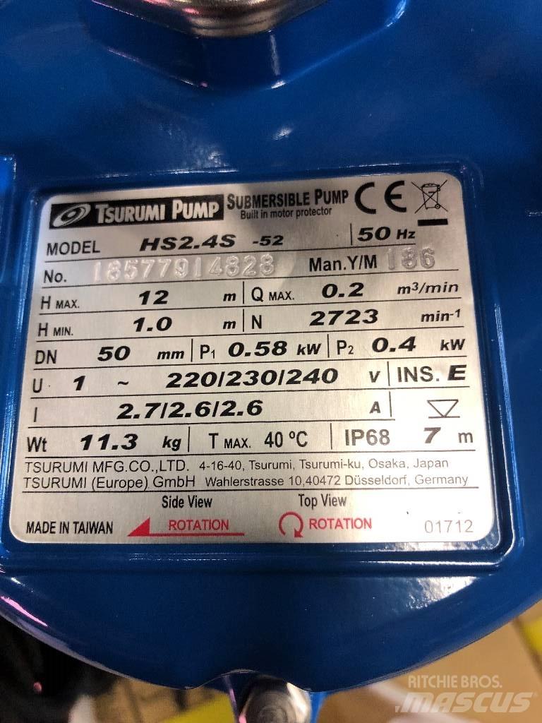 Tsurumi HS2.4S-52 其他組件