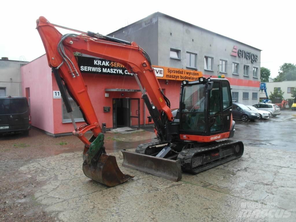 Kubota KX 080-4 中型挖土機/掘鑿機/挖掘機 7t-12t