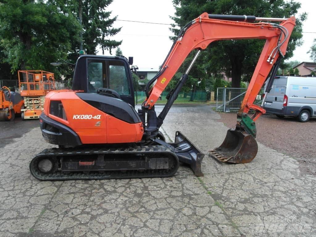 Kubota KX 080-4 中型挖土機/掘鑿機/挖掘機 7t-12t
