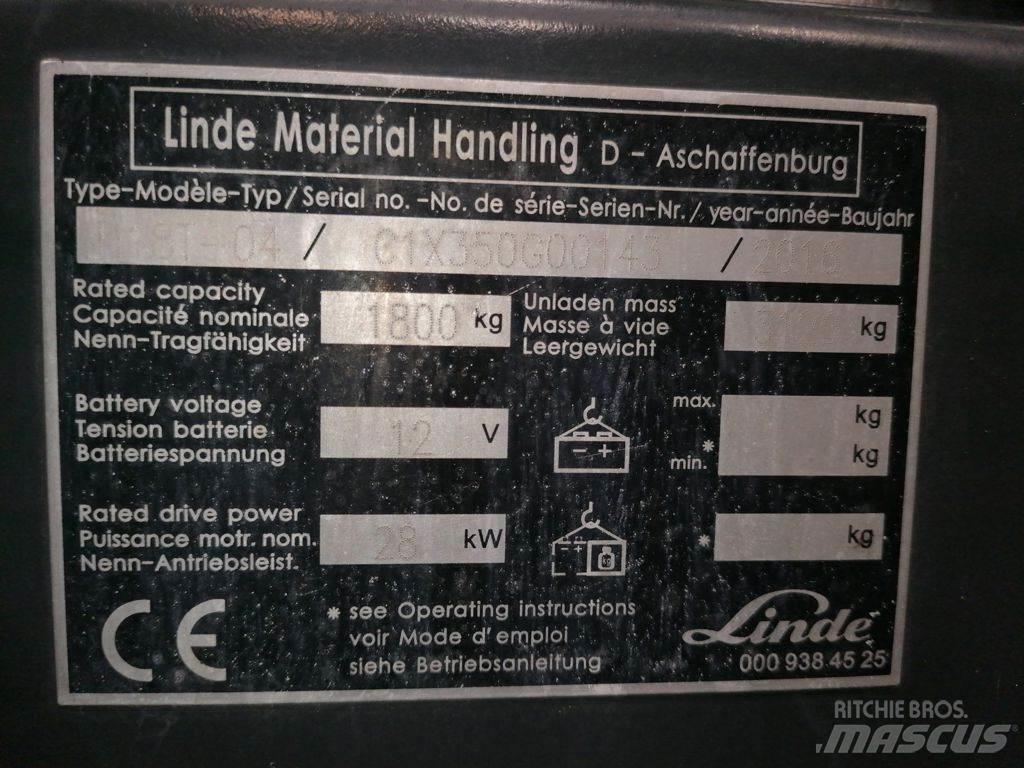 Linde H18T-04 液化石油氣LPG卡車