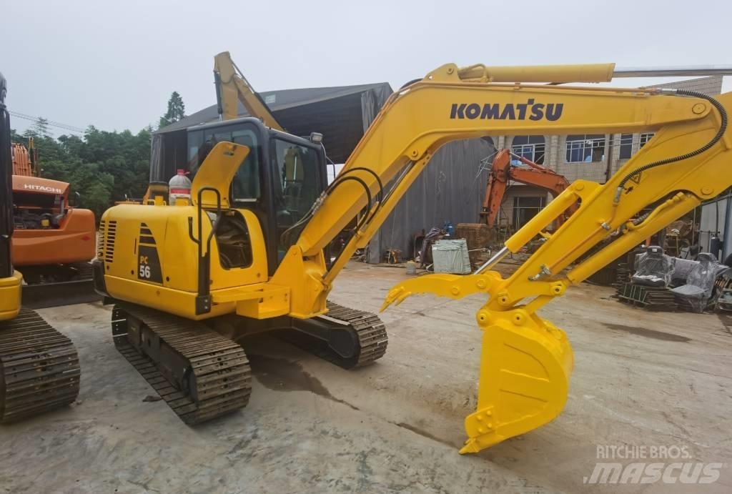 Komatsu PC 56-7 小型挖土機/掘鑿機<7t(小型挖掘機)