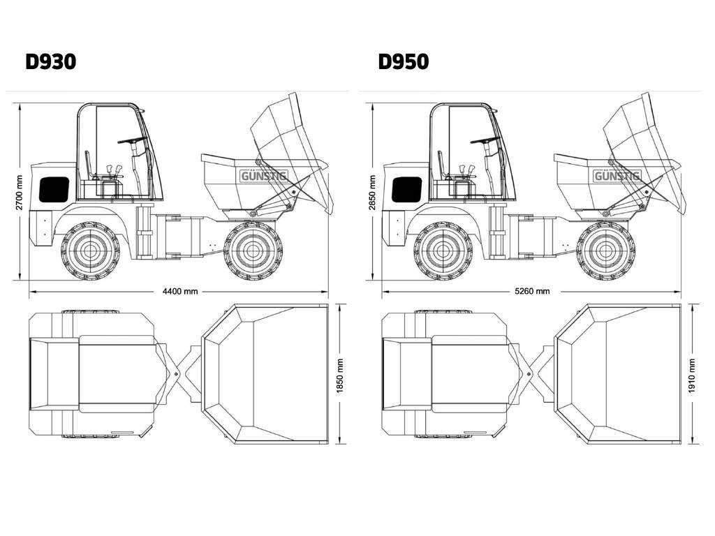 Günstig D950 鉸接式起吊車