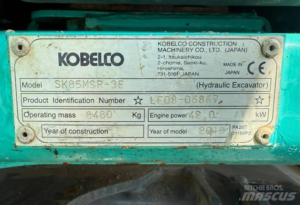 Kobelco SK 85 MSR-3 中型挖土機/掘鑿機/挖掘機 7t-12t