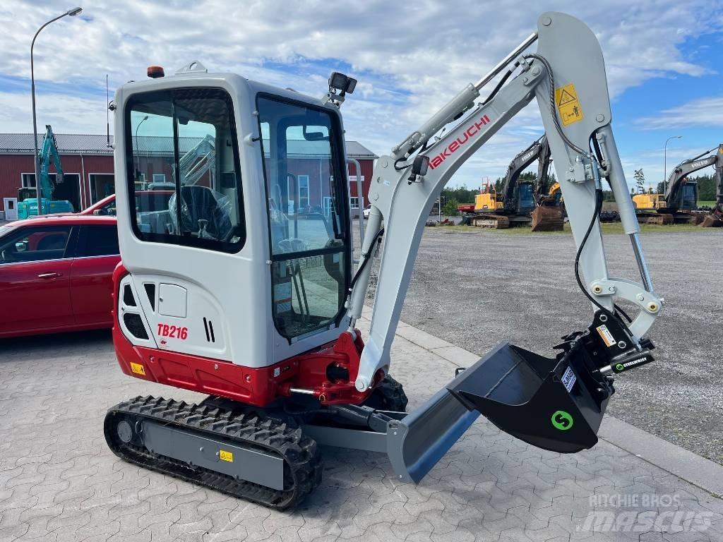 Takeuchi TB216 小型挖土機/掘鑿機<7t(小型挖掘機)