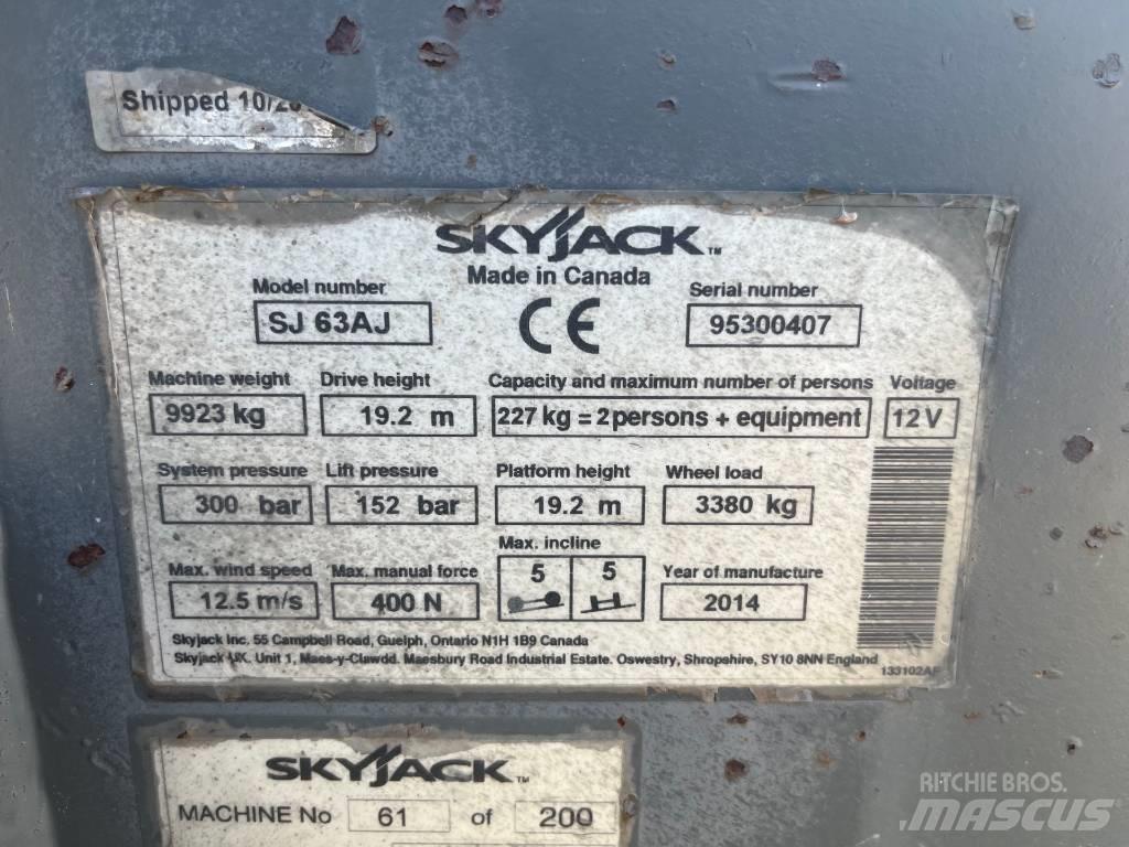 SkyJack SJ 63 AJ 曲臂高空作業車