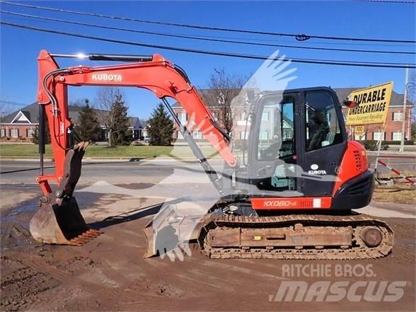 Kubota KX080-4 履帶式 挖土機/掘鑿機/挖掘機