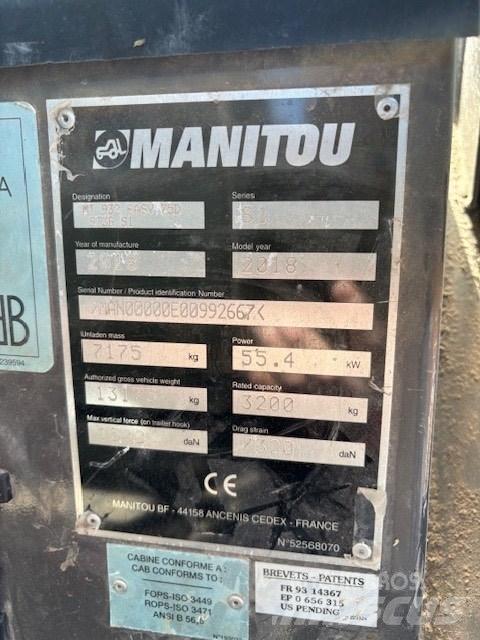 Manitou MT 932 伸縮臂操作車