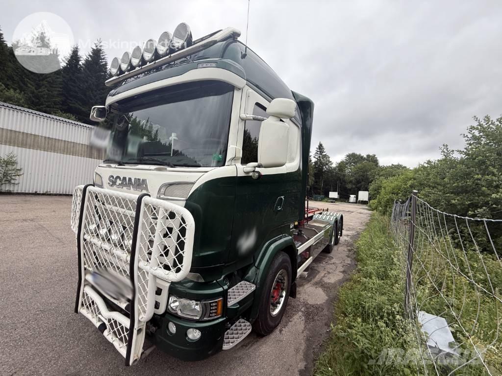Scania R 520 LB 吊鉤式起重車