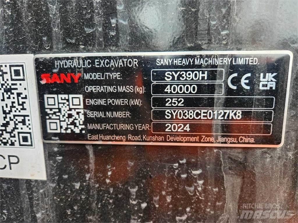 Sany SY390H 履帶式 挖土機/掘鑿機/挖掘機