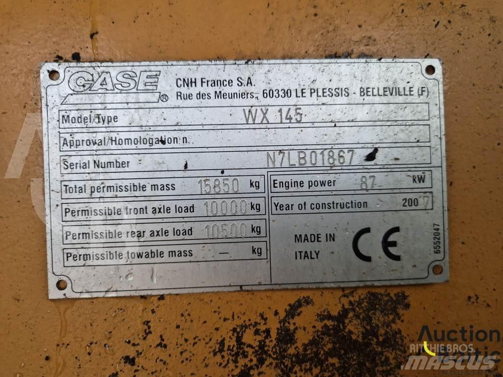 CASE WX 145 旋轉式挖土機/掘鑿機/挖掘機