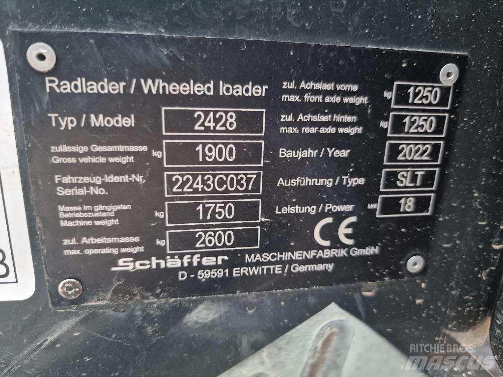 Schäffer 2428 SLT 輪胎式裝載機