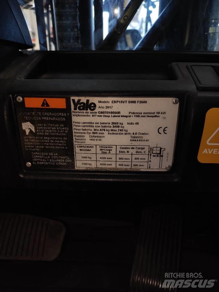 Yale ERP15VT SWB 電動堆高機