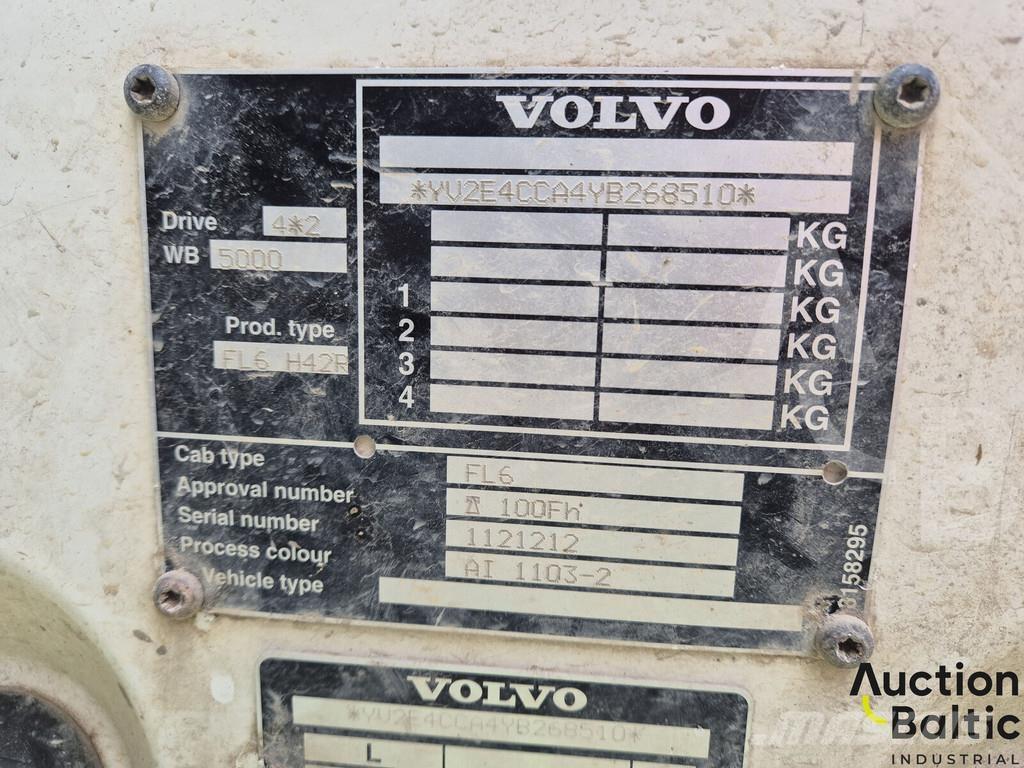 Volvo FL6 平板式/側卸式卡車