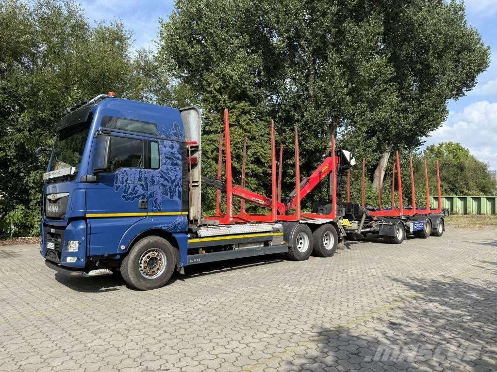 MAN TGX 33.500 林業運輸車