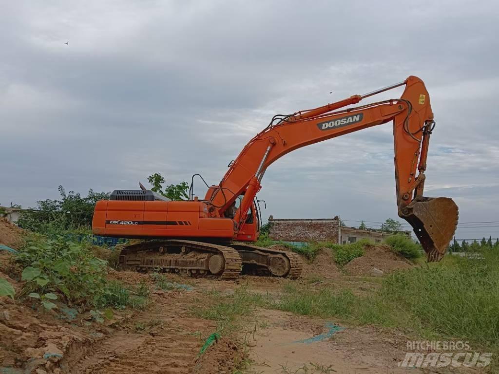 Doosan DX420LC 中型挖土機/掘鑿機/挖掘機 7t-12t