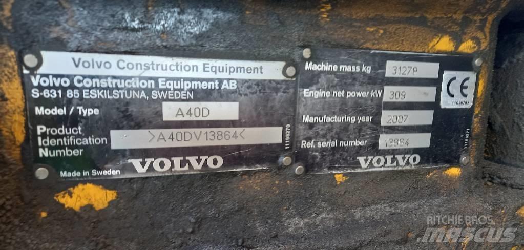 Volvo A 40 D 鉸接式起吊車