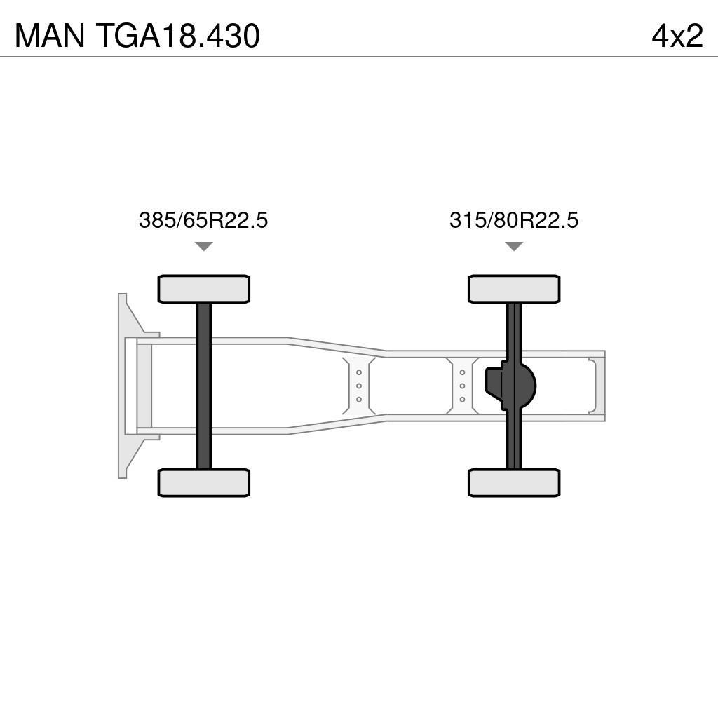 MAN TGA18.430 曳引機組件