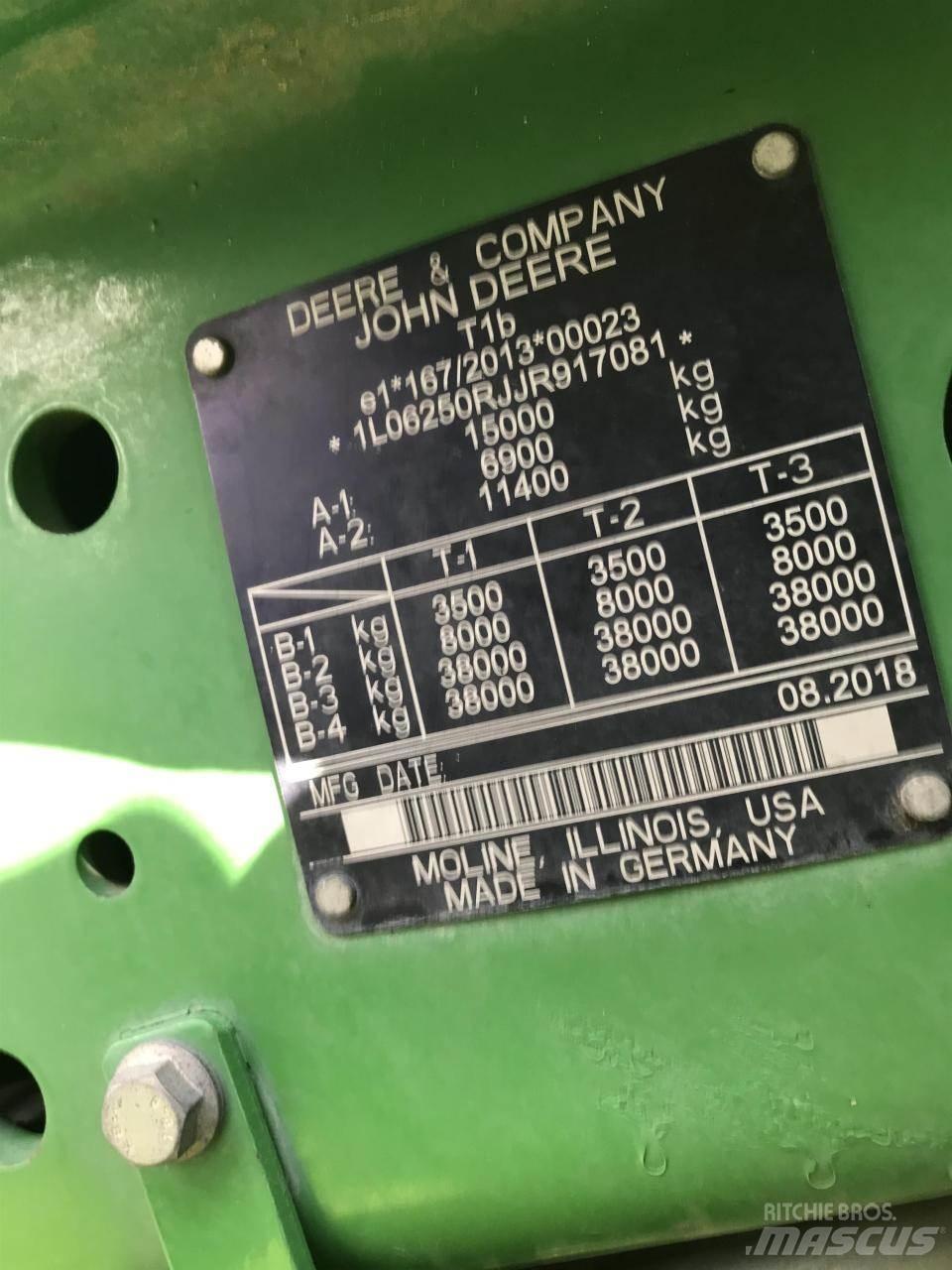 John Deere 6250R 曳引機