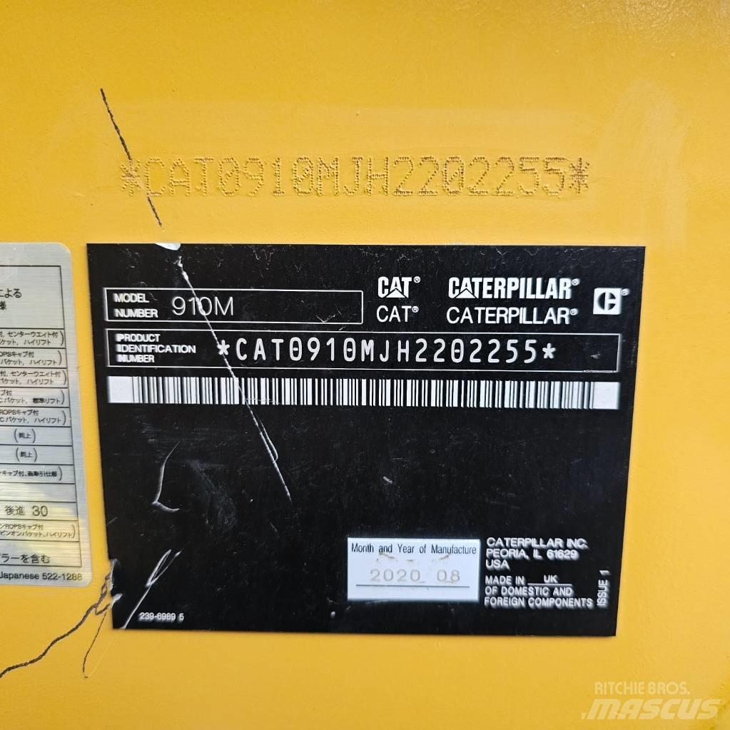 CAT 910M 輪胎式裝載機