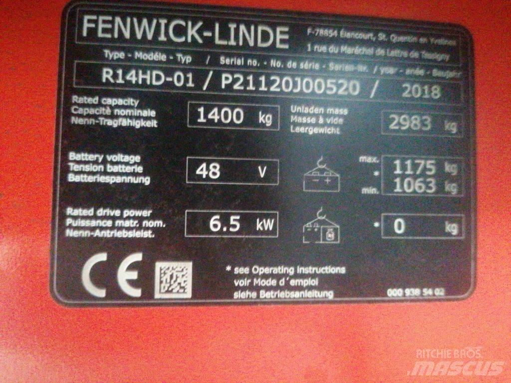 Linde R14HD 前伸式堆高機(叉車)