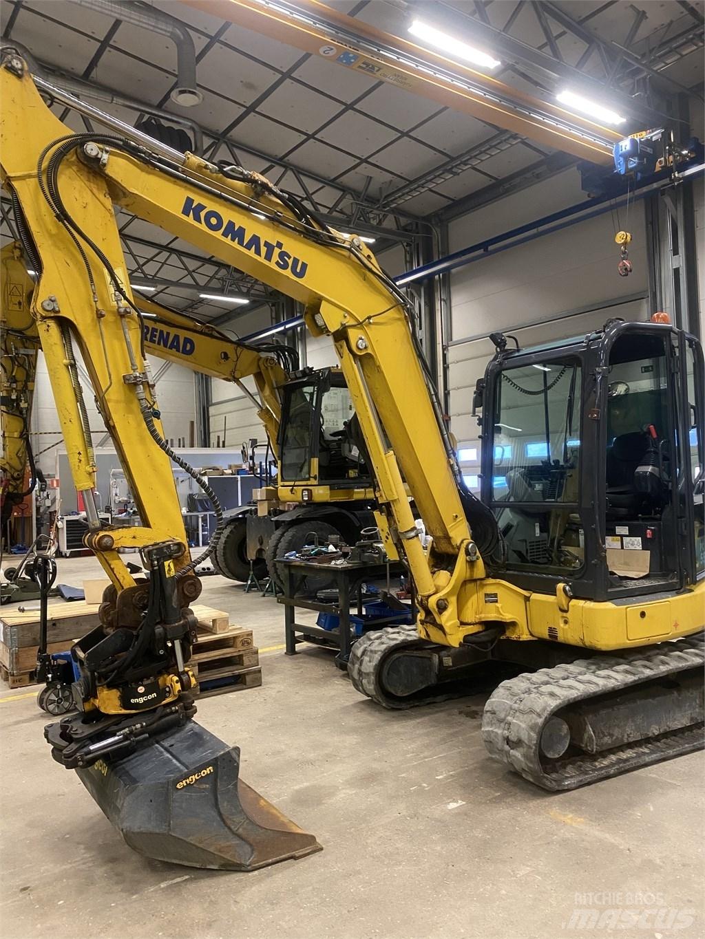 Komatsu PC55MR-5 小型挖土機/掘鑿機<7t(小型挖掘機)