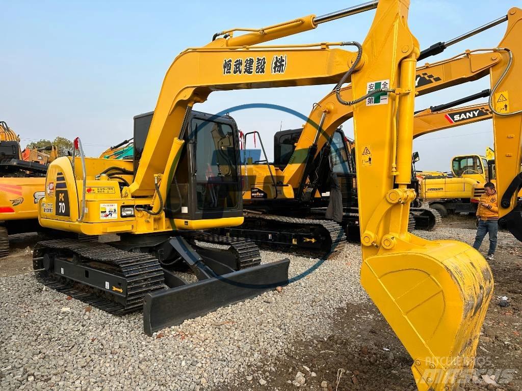 Komatsu PC 70 小型挖土機/掘鑿機<7t(小型挖掘機)