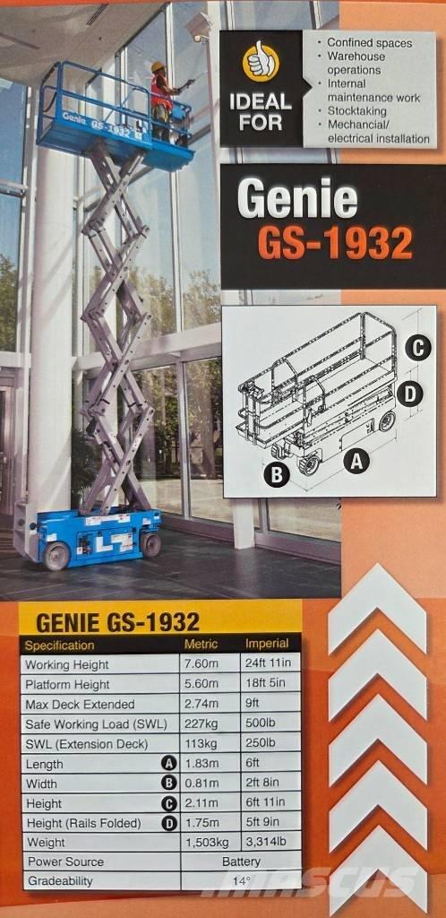 Genie GS 1932 剪式升降機